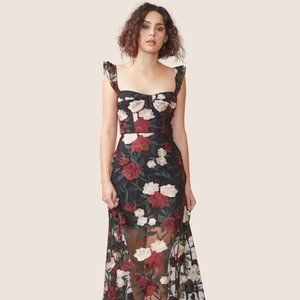 Allen Schwartz Mickey Bustier Embroidered Dress